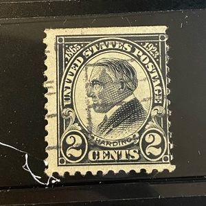 Harding 1923 2c with the Rare perf 11 #613.
